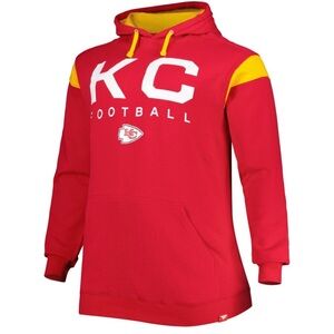 Kansas City‎ Chiefs Fanatics Call the Shots Pullover Hoodie sweatshirt Red Sz M
